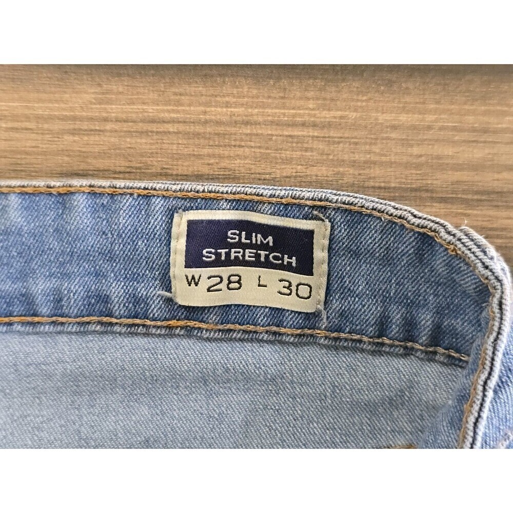 Amongst Others Mens Jeans 28x30 Slim Stretch Denim Zip Fly Pants Blue - Picture 10 of 12